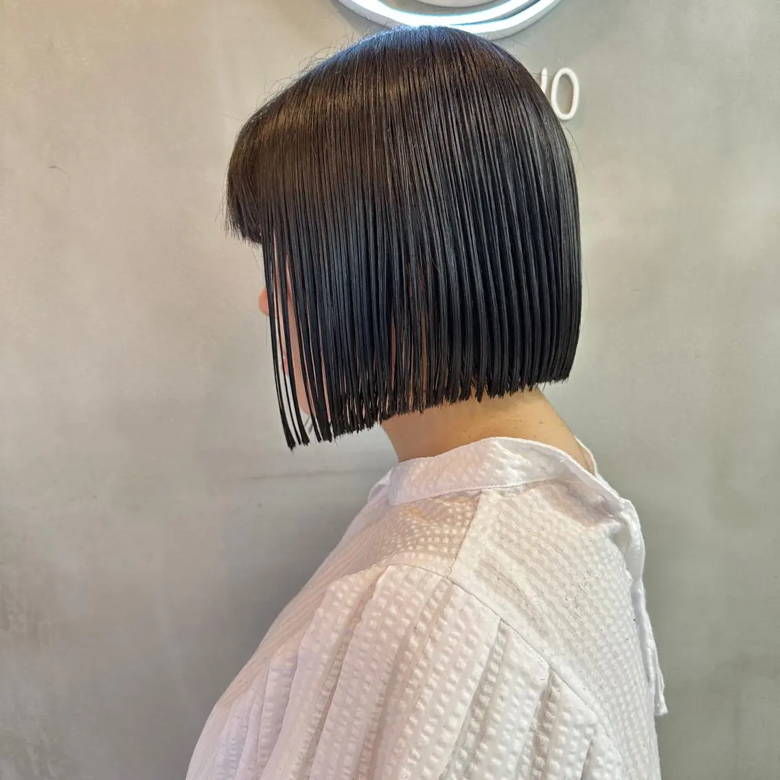 ミディアム カラー カット ヘアカラー トリートメント センターパート/ レイヤー/ayuのヘアスタイル