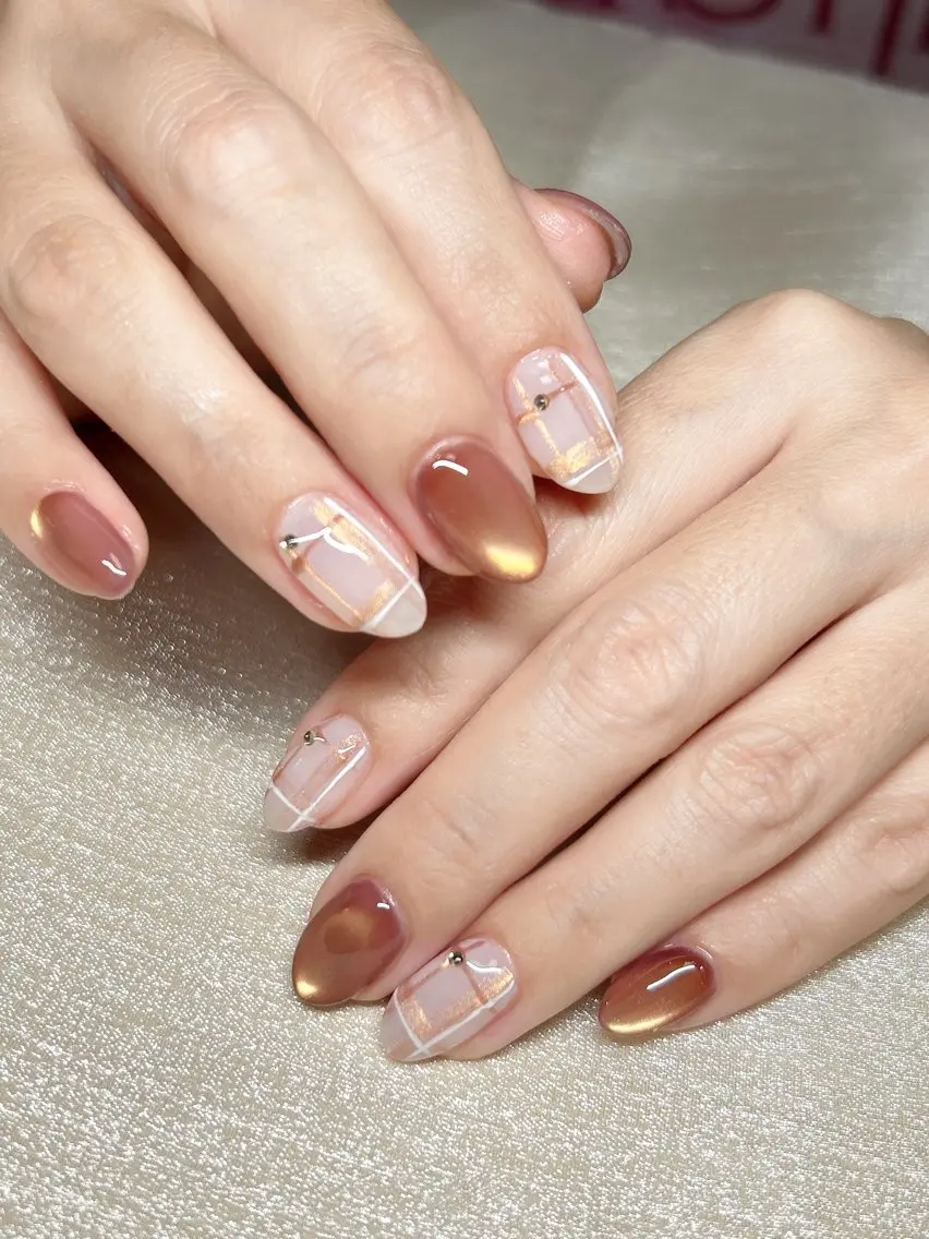 ネイル マグネットネイル 持ち込み LUKA NAILのネイルデザイン