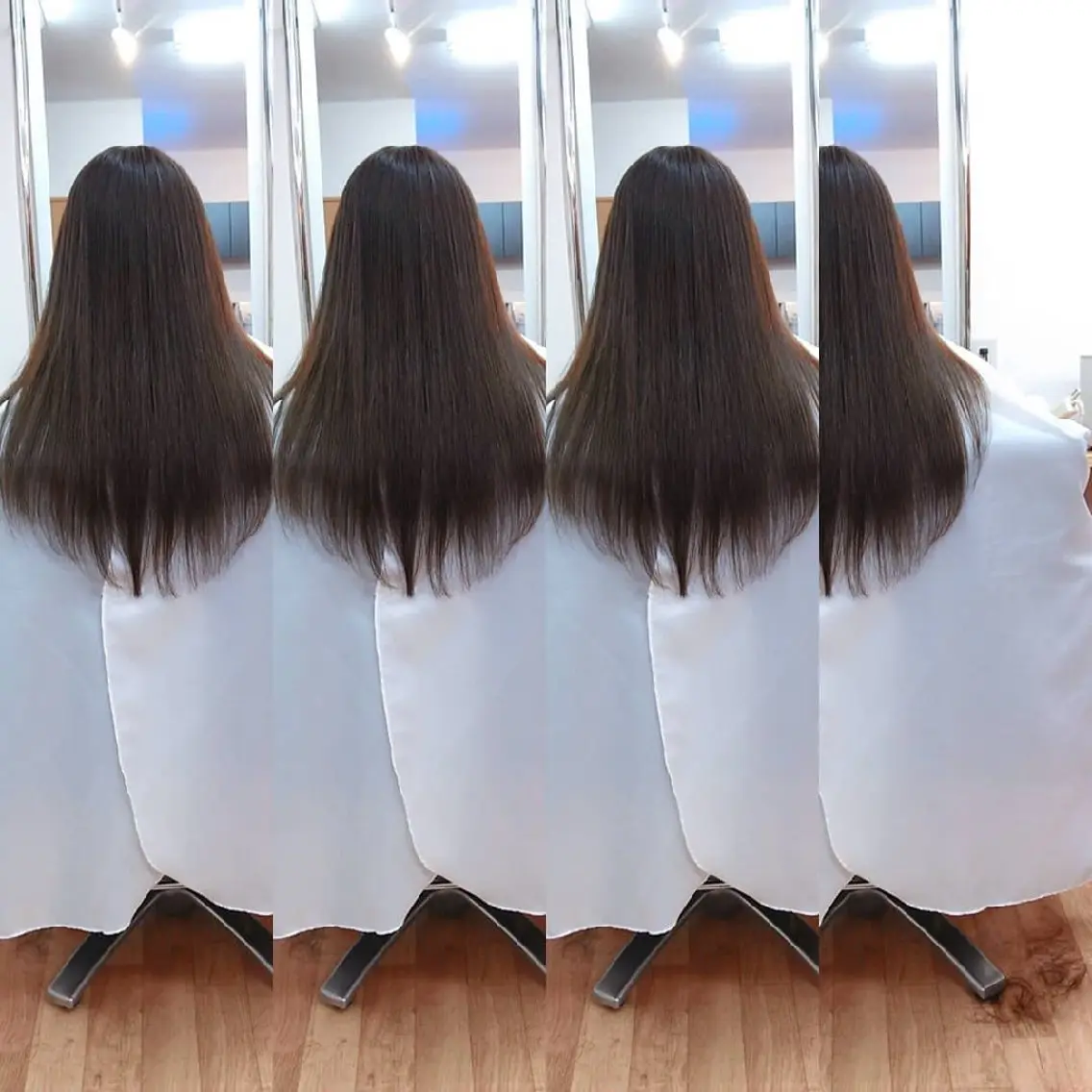 ロング シ マのヘアスタイル