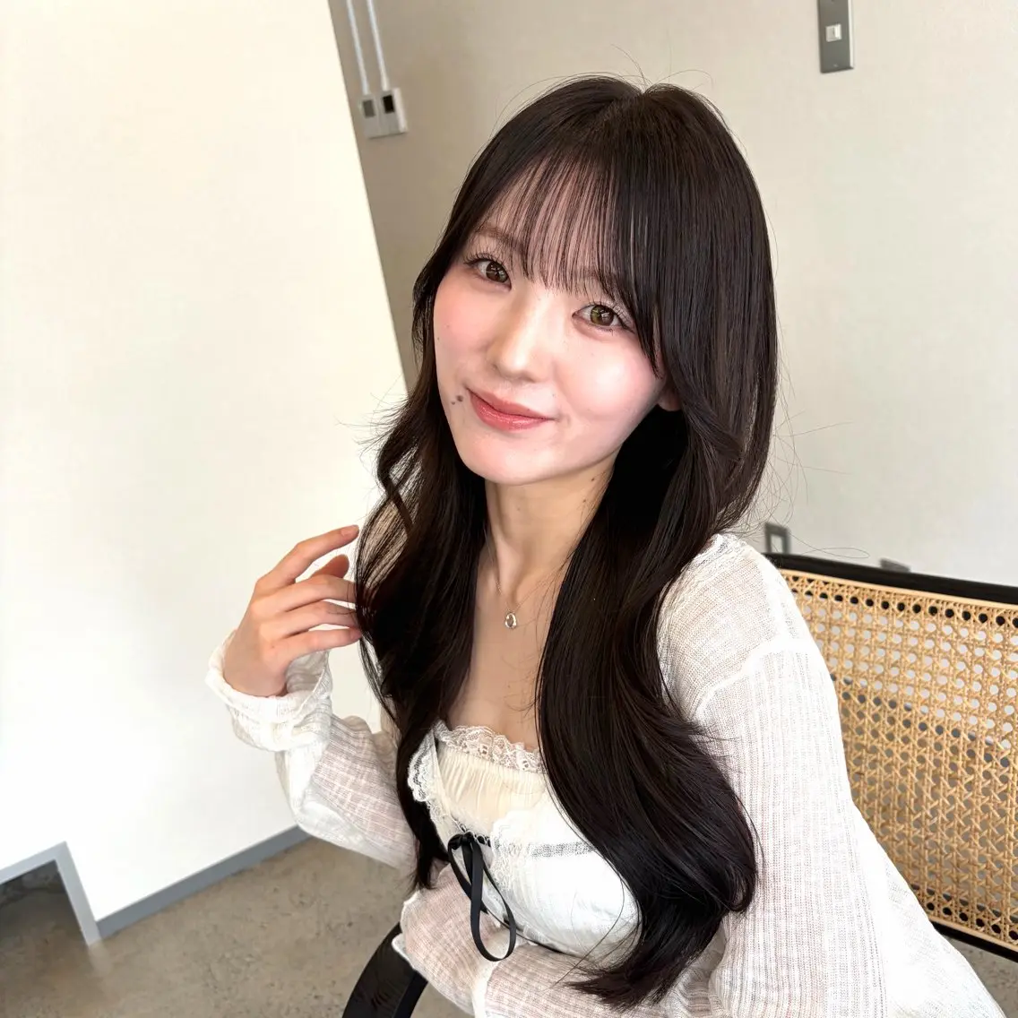 【🪽人気No.1🪽】似合わせカット➕フルカラー➕ぷるんとご褒美トリートメント¥7980の写真