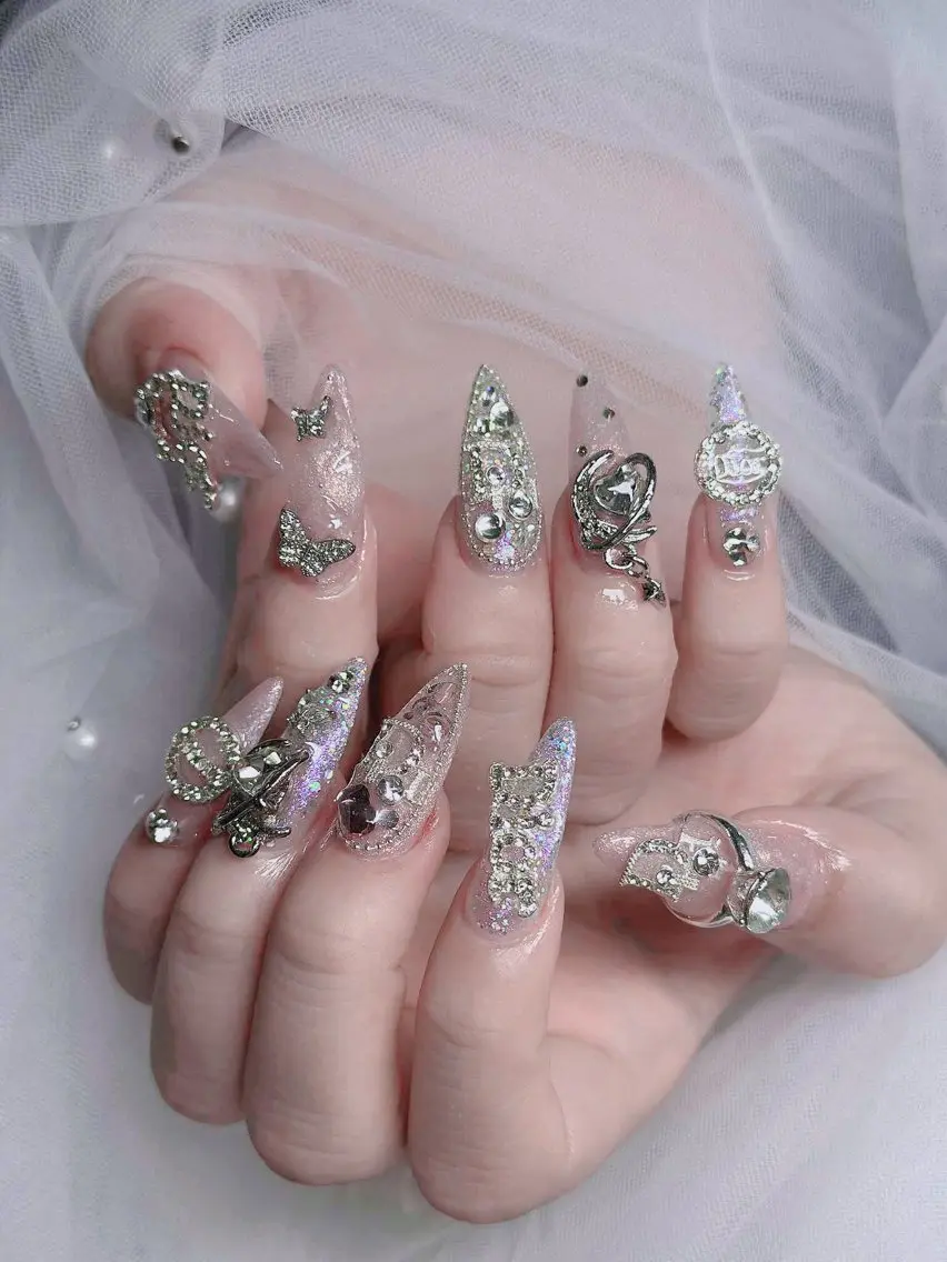 ネイル フレンチネイル ジェルネイル ハロウィン 韓国ネイル マグネットネイル ハンドネイル Hbaby nailのネイルデザイン