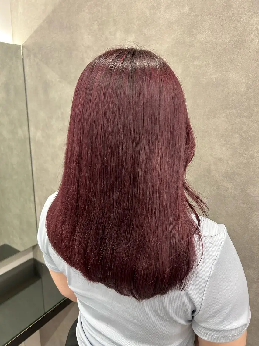 セミロング カラー ブリーチ ヘアカラー トリートメント 💗モテガーリー💗 rumi♡のヘアスタイル