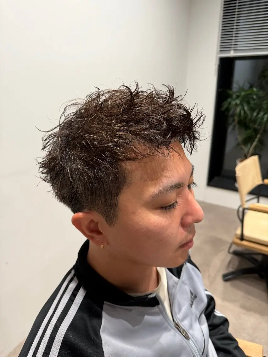 パーマ メンズ カット パーマ ボーイッシュ特化 美容師/RIOKAのヘアスタイル