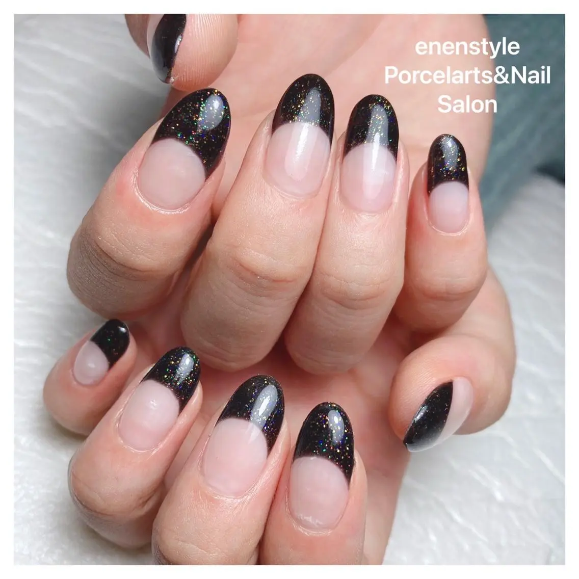 ミディアム ネイル ハンドネイル 🐾enen style 🐾のネイルデザイン