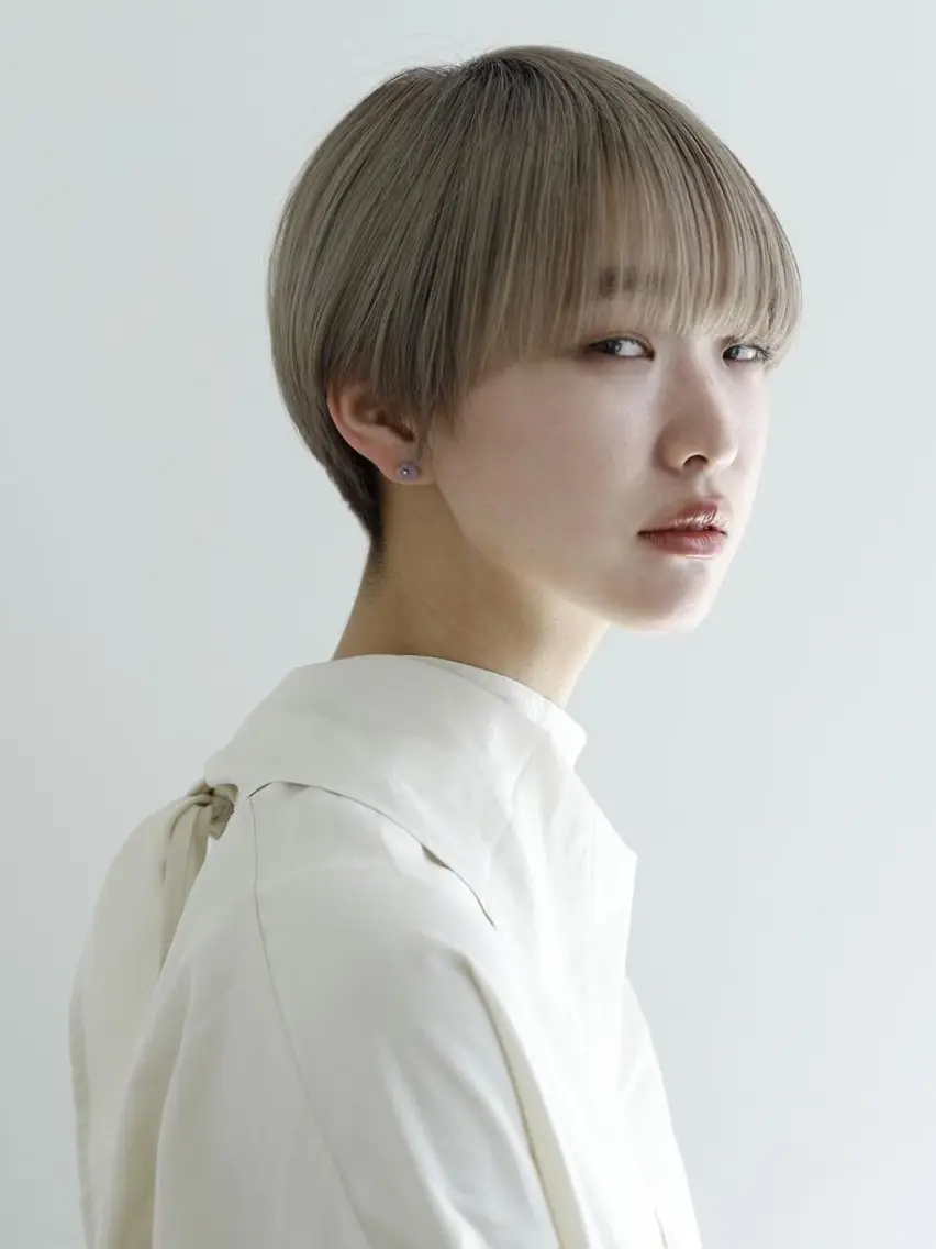 ショート ショート/レイヤー/ パーマ　水野のヘアスタイル