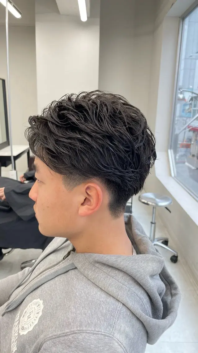 ショート パーマ メンズ カット パーマ メンズ特化AMITY SHINGOのヘアスタイル