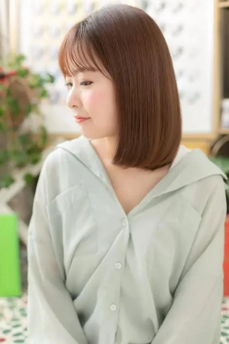 デザインカット+ハイストレート+抗酸化アドミオカラー【パーソナルカラーに合わせたトレンドに◎】¥35860→¥16775の写真