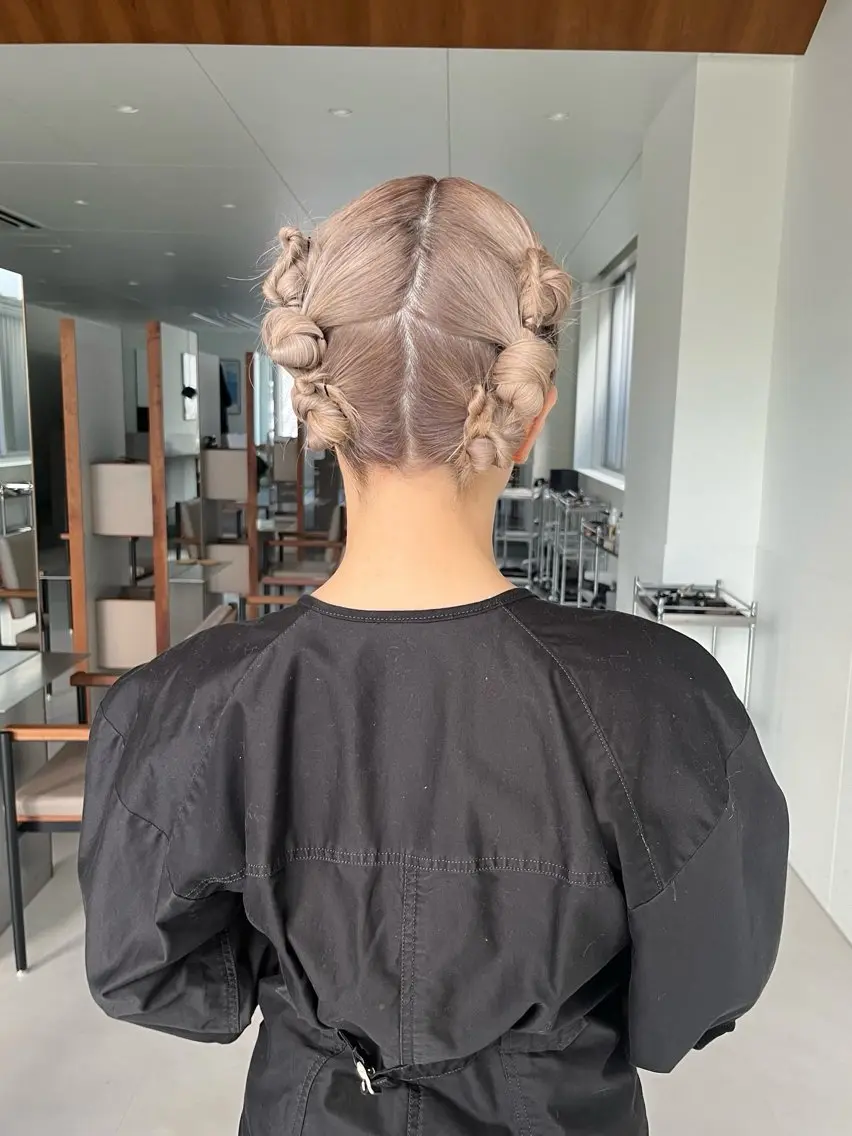 ヘアアレンジ レイヤーカット🍏 オリーブ/ののかのヘアスタイル