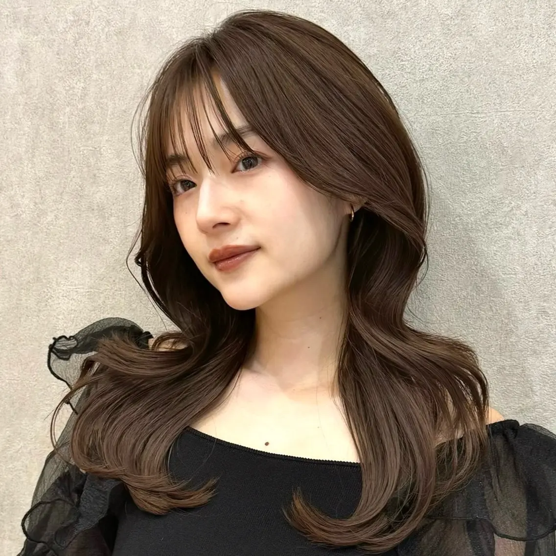 ロング カラー レイヤー🤍 ベージュ🤍 聖奈のヘアスタイル