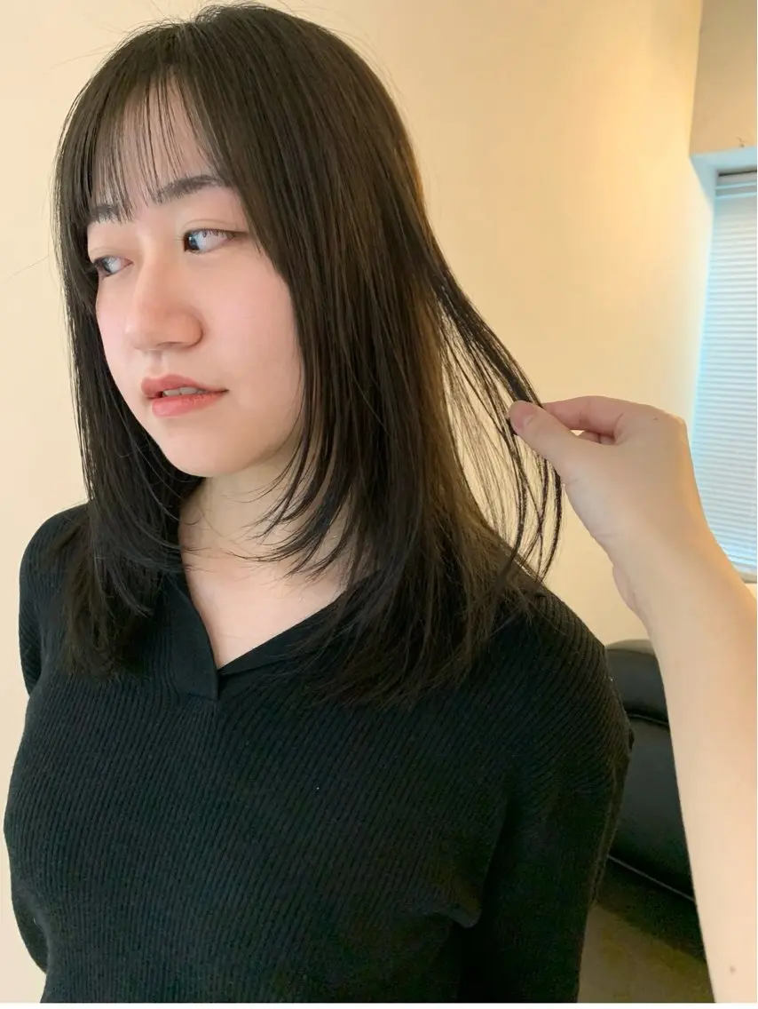 ミディアム ヘアカラー トリートメント 天神大名*チヒロ* /パーマ/ボブのヘアスタイル