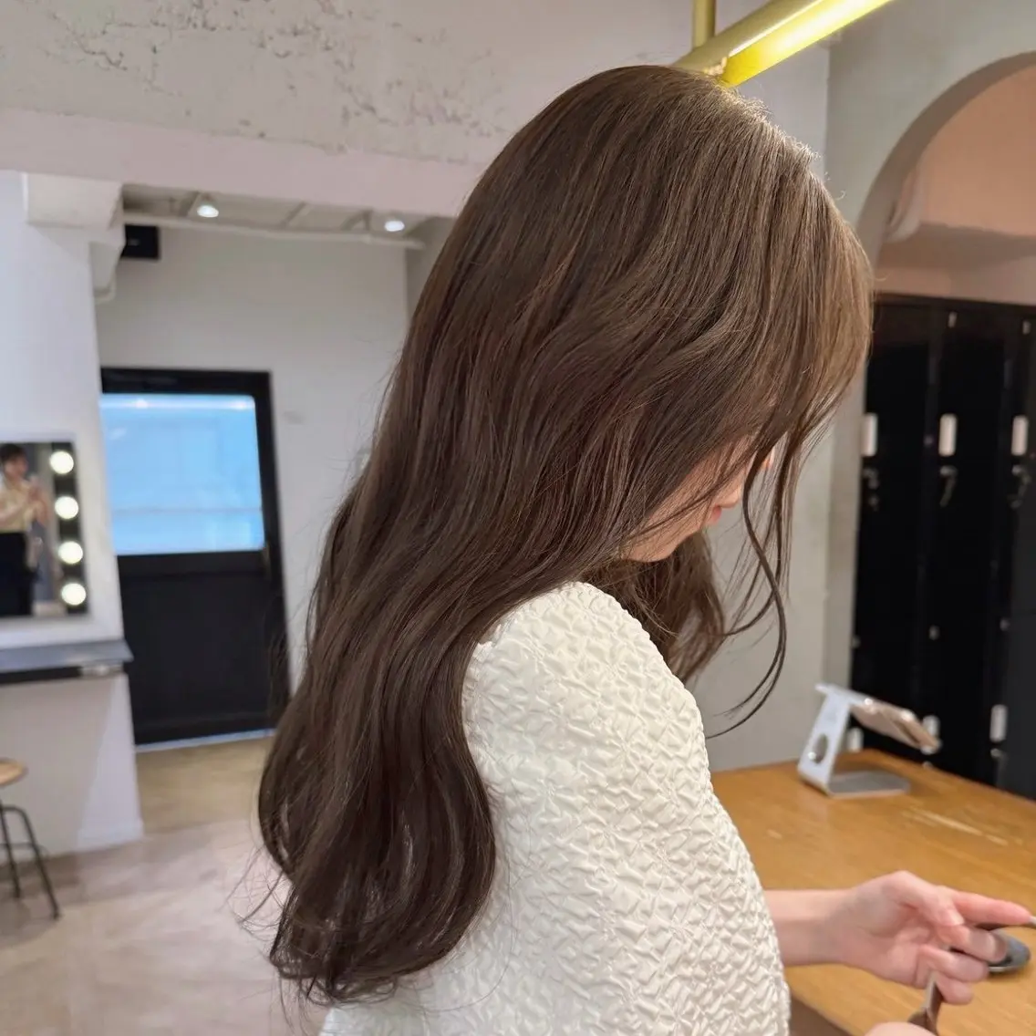 ロング カラー ヘアカラー トリートメント あやか🩰 カラーモデル/栄のヘアスタイル