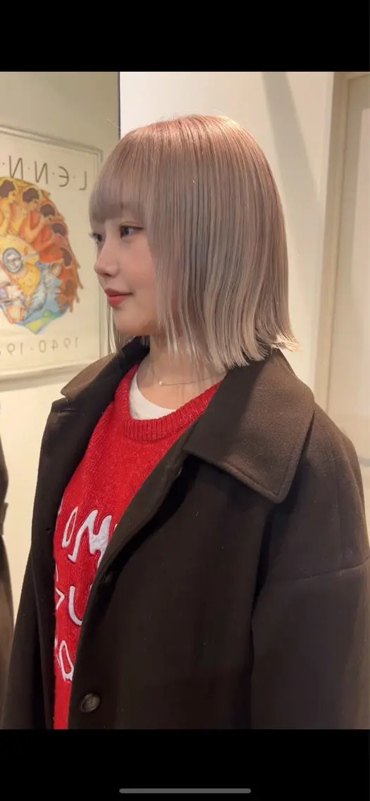 ショート カット ヘアカラー トリートメント 乕谷 美潮のヘアスタイル