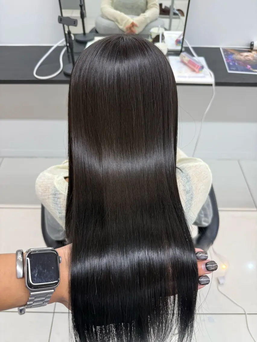 ロング カラー カット 縮毛矯正 トリートメント 🍀お悩み改善憧れの 美髪　小林風雅のヘアスタイル