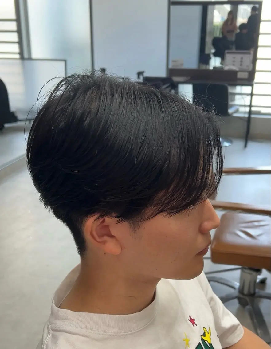 メンズ カット 縮毛矯正 トリートメント ヘッドスパ ヘアセット カズキ🌼曲がる 縮毛矯正のヘアスタイル