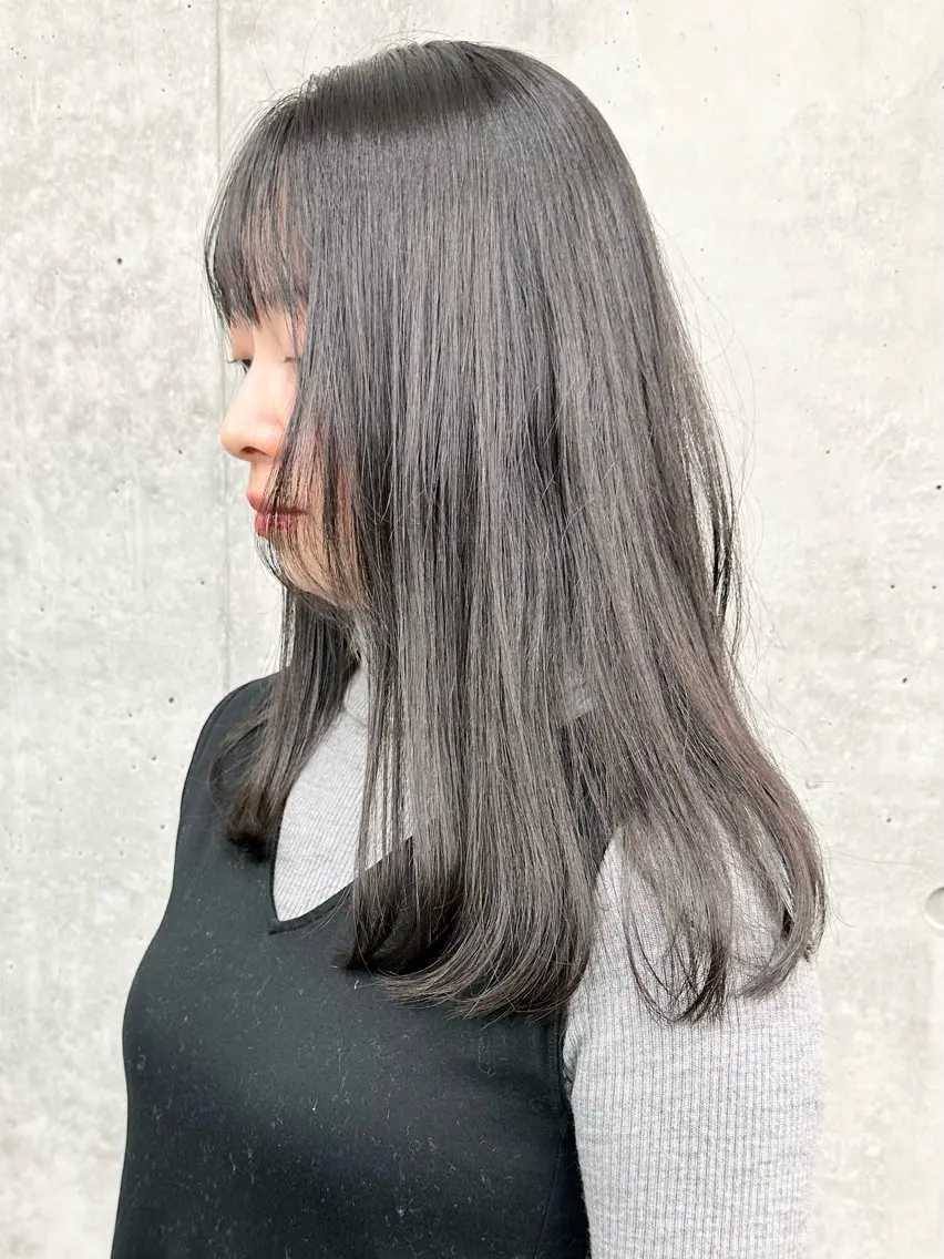 ロング ボブ/ゆるふわ ボブパーマ/とういのヘアスタイル