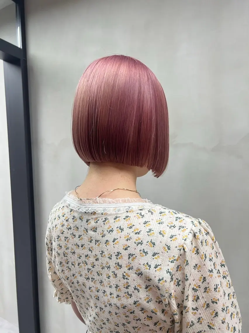 ショート カット ヘアカラー トリートメント プチプラで可愛く☆ 髪質改善 こうきのヘアスタイル