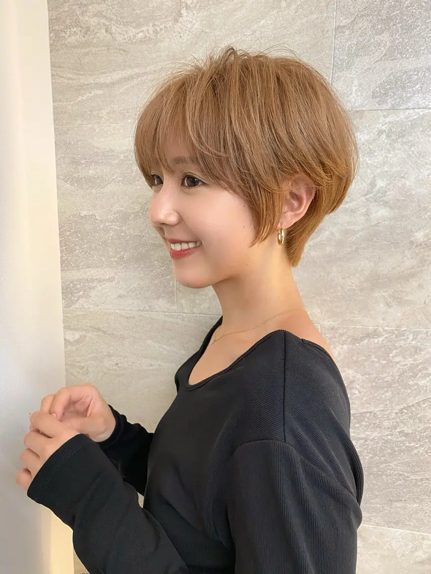 ショート カラー カット ヘアカラー トリートメント 美髪❣️縮毛矯正/ 髪質改善✨/山本のヘアスタイル