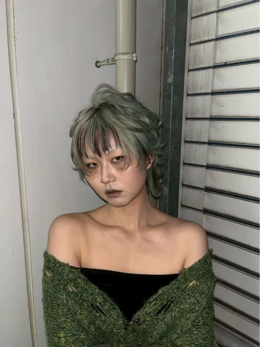 ミディアム ユキマツ ヒサのヘアスタイル