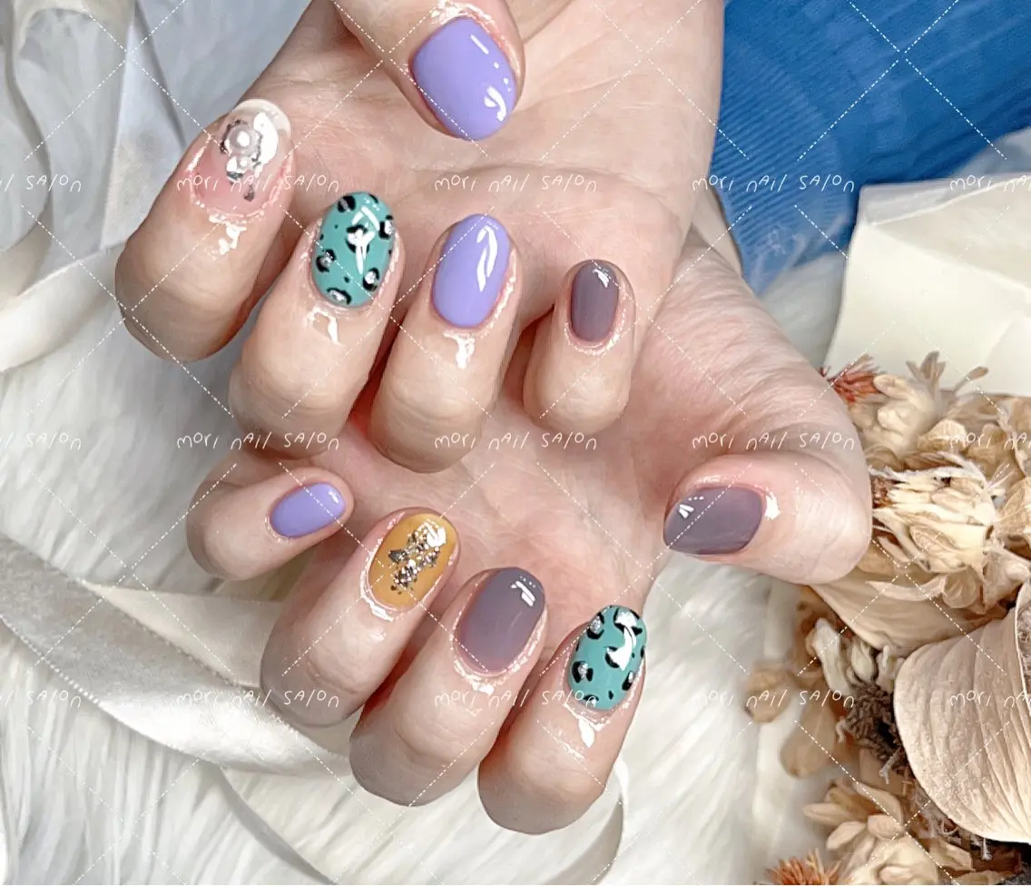 ネイル ハンドネイル 森 ネイルサロンのネイルデザイン