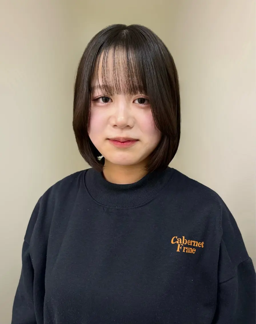 セミロング ボブ こころ🎀/ ボブ、透明感カラーのヘアスタイル