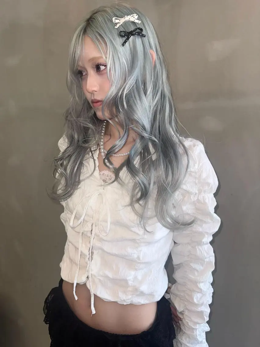 ブリーチ2回+全体カラー+カット🫧⭐️の写真