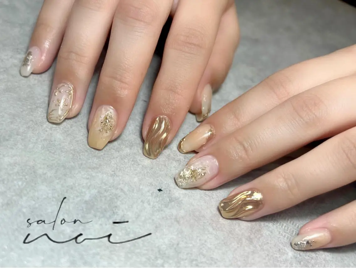 ネイル ニュアンスネイル ハンドネイル salon noiのネイルデザイン