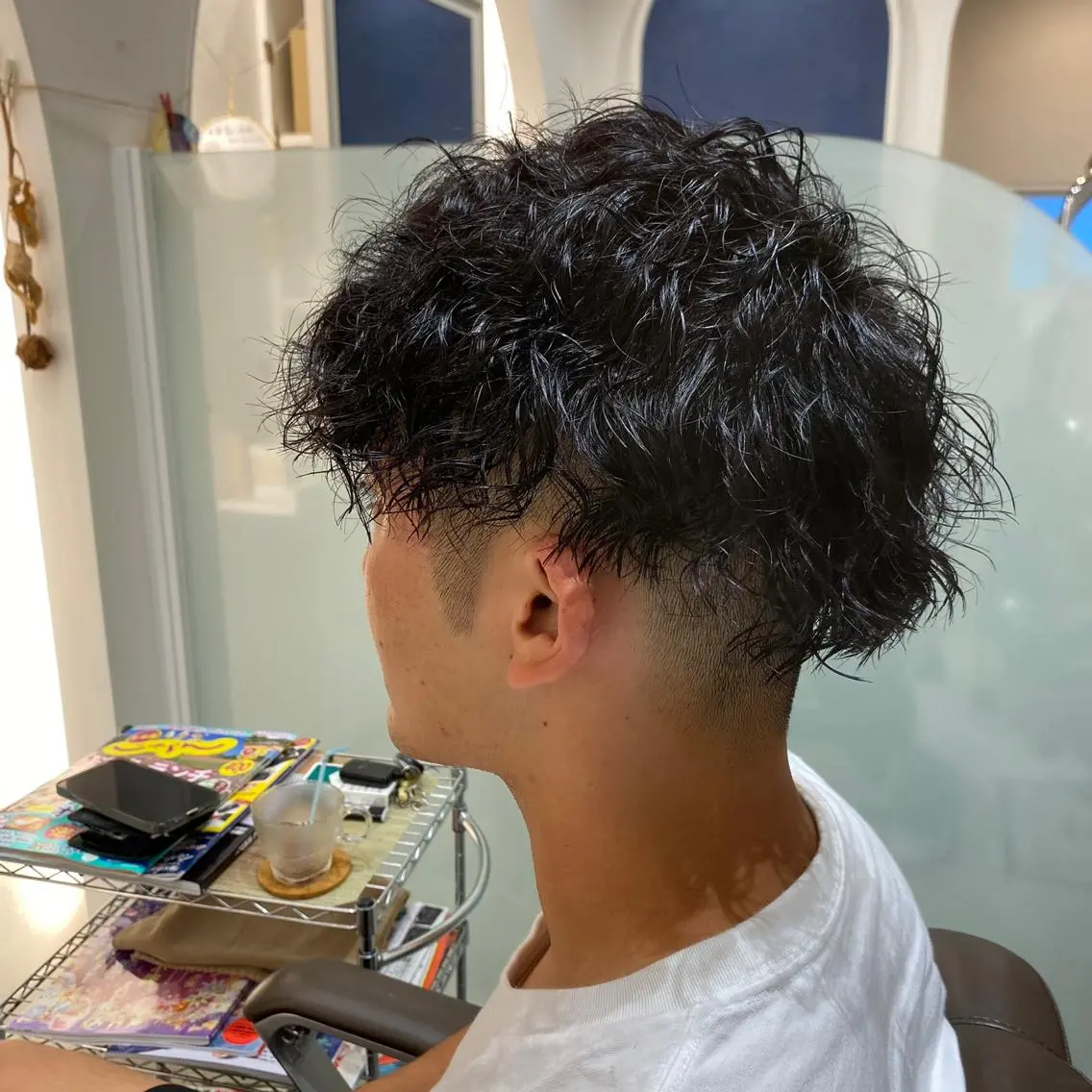 【メンズ】カットパーマの写真