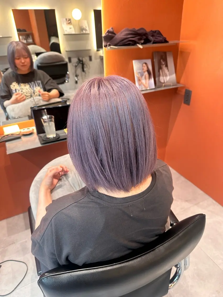 ショート カラー ヘアカラー ✨ハイトーンカラー 💫ayumuのヘアスタイル