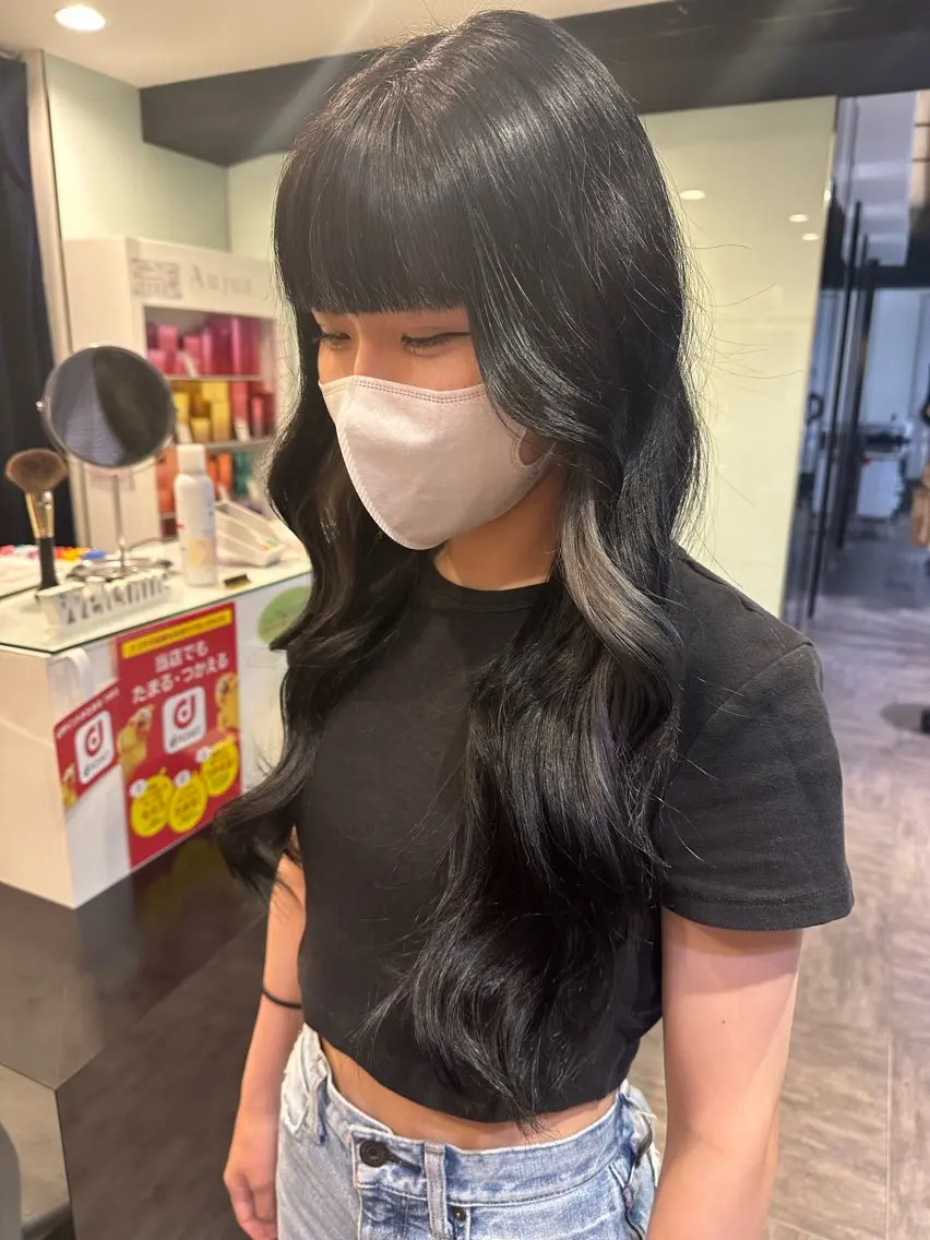 ロング カラー ヘアカラー レイヤー/艶カラー ROKUのヘアスタイル