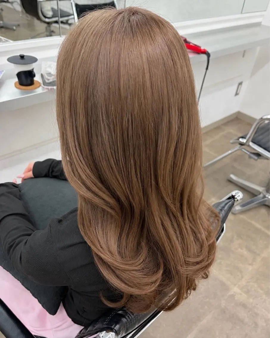 ロング カラー ヘアカラー ENV 船橋 佐久間 彩のヘアスタイル