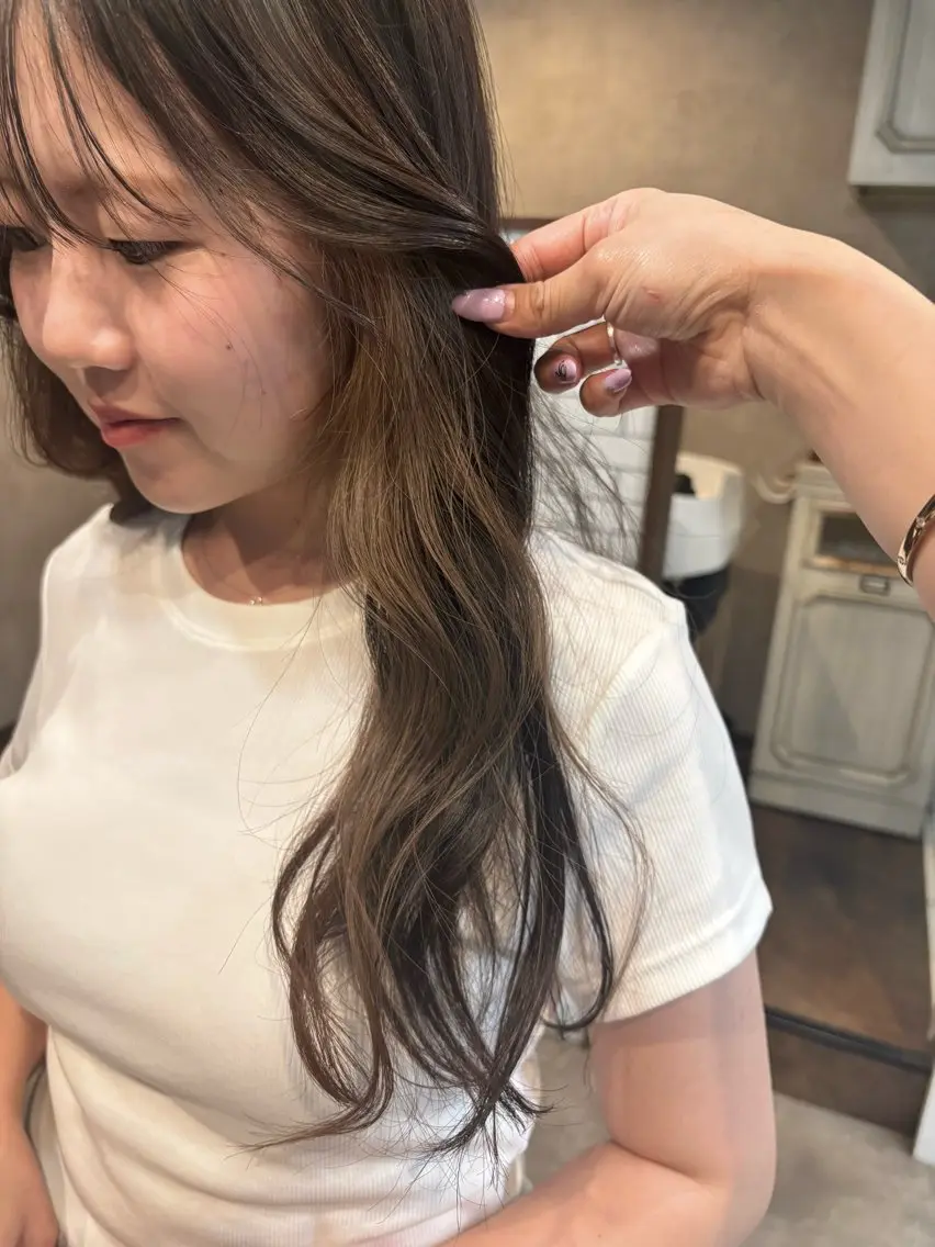 ロング ヘアカラー silk🐶 ayaneのヘアスタイル