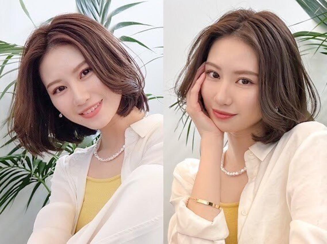 ショート カラー カット トリートメント 🌈髪質改善🌈 過去の1艶サラ体験✨のヘアスタイル