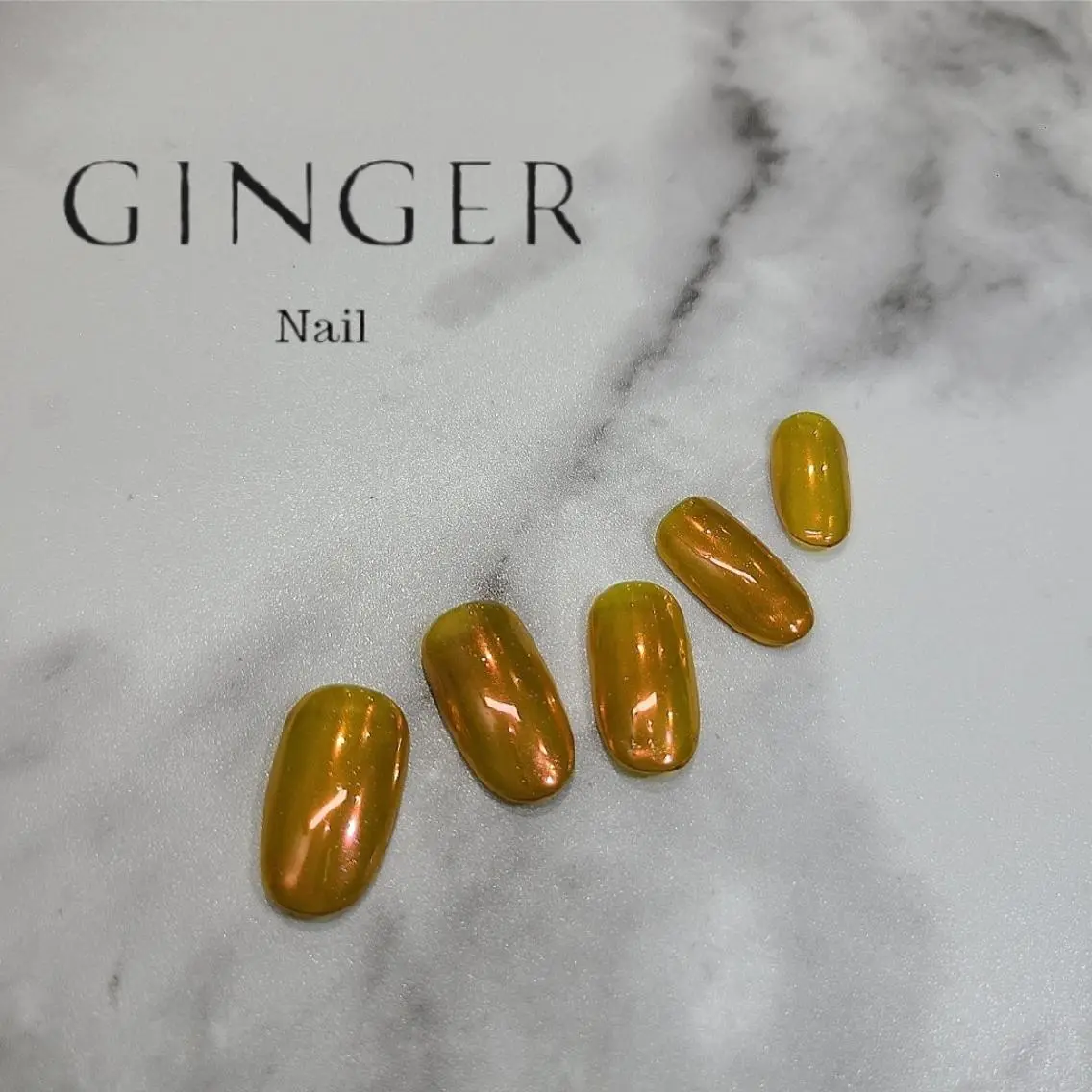 ネイル ハンドネイル GINGER  斎藤舞のネイルデザイン