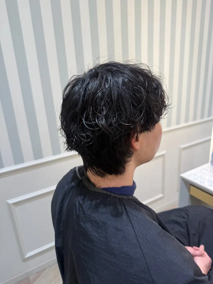 メンズ 透明感カラー🫧 幕内梨乃亜のヘアスタイル