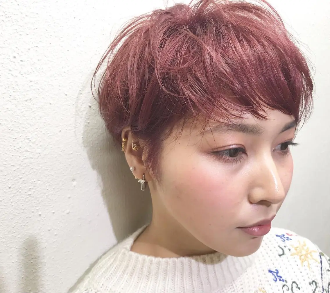 ショート カラー カット ヘアカラー トリートメント 坂本 裕介のヘアスタイル
