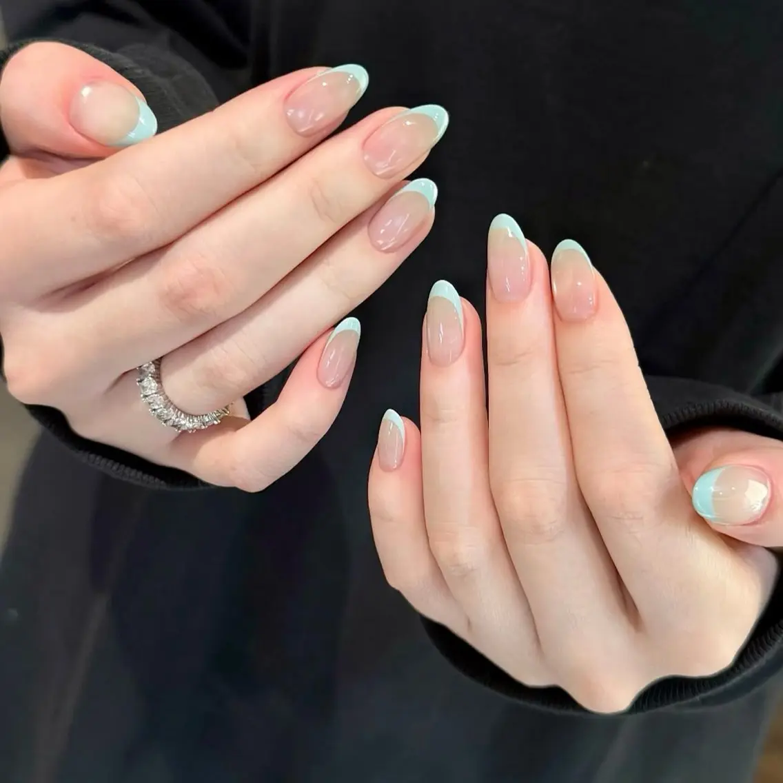 ネイル キラキラネイル 韓国ネイル マグネットネイル 夏ネイル ワンホンネイル ハンドネイル Sully Nail Labのネイルデザイン