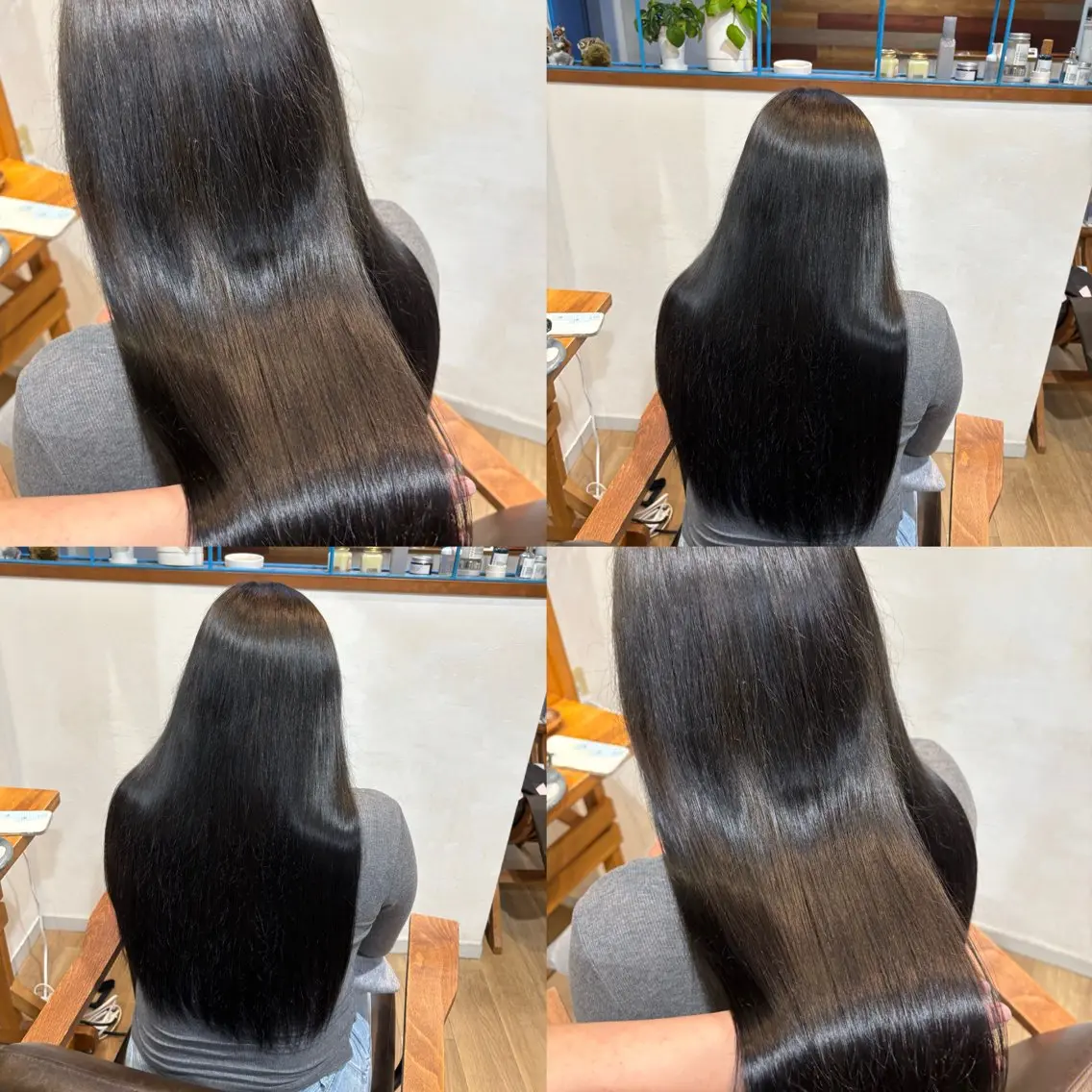 ロング カラー 透明感カラー ダブルカラー グレージュ アイスグレージュ ヘアカラー トリートメント RINNO🌷透明感 カラー/髪質改善のヘアスタイル