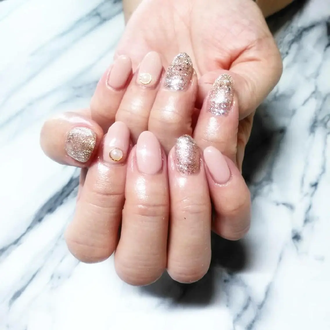 ネイル オフィスネイル シンプルネイル lylynail YUUKAのネイルデザイン