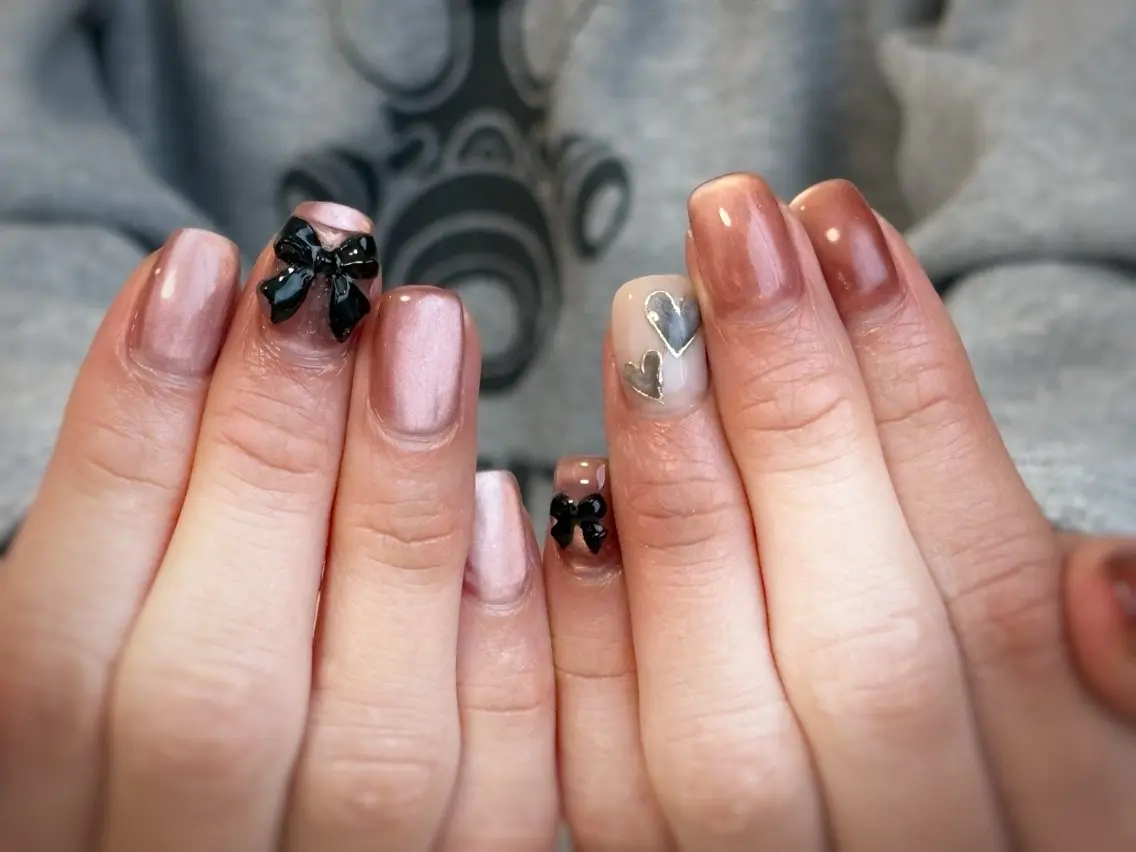 ネイル リボン ハンドネイル nail ayacaのネイルデザイン