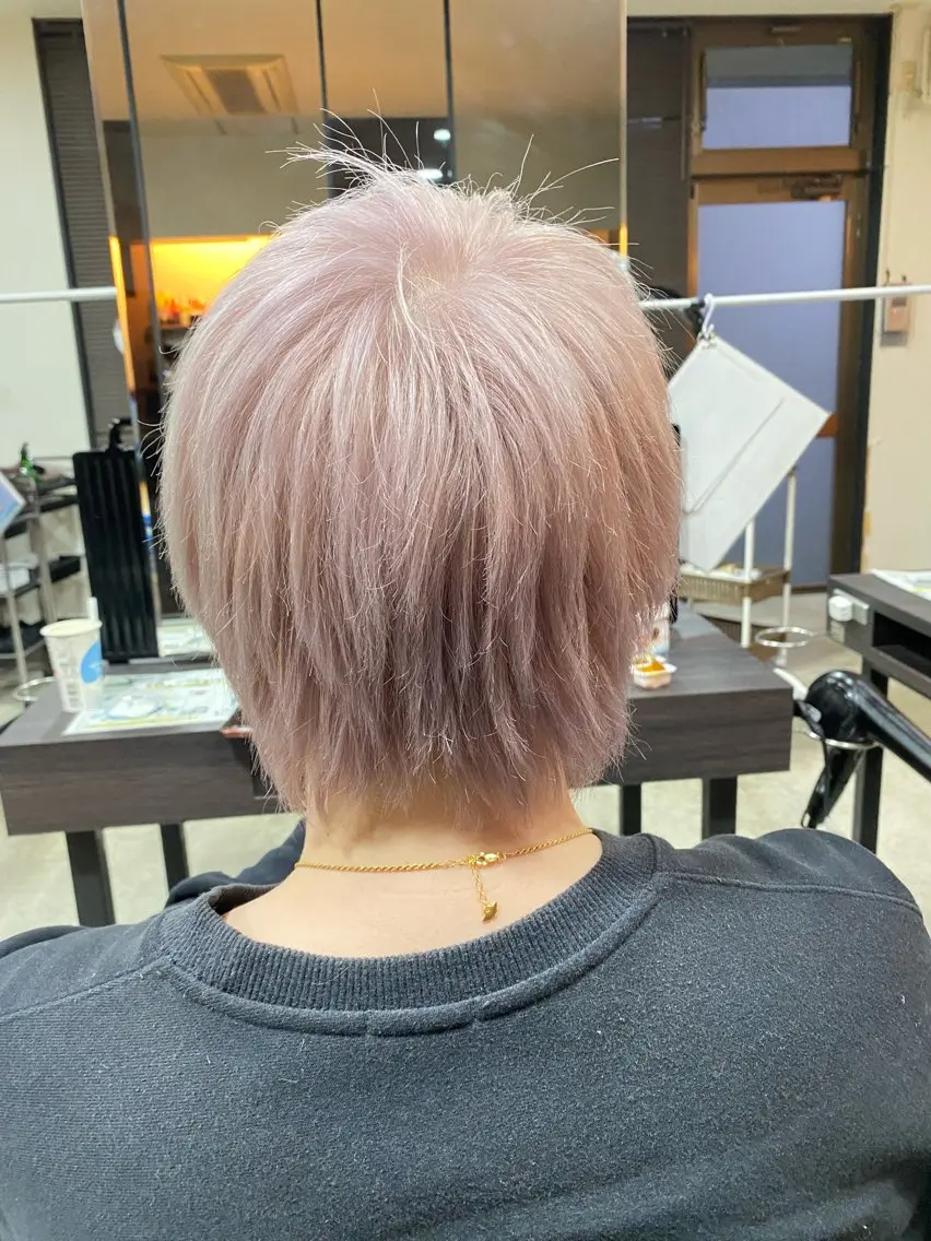 カラー メンズ メンズブリーチ ブリーチ 木下 みさきのヘアスタイル