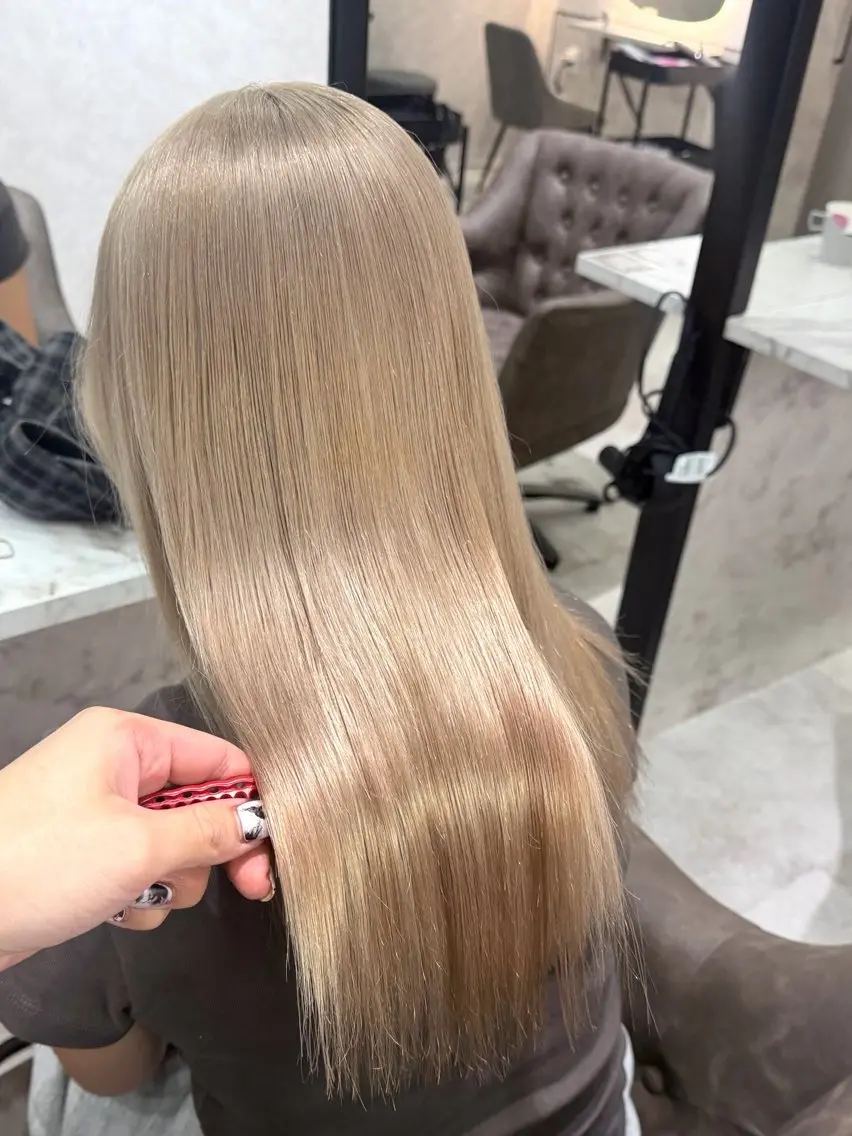 ロング カラー 【盛れhair+ダブ ルカラー】💟まなみのヘアスタイル