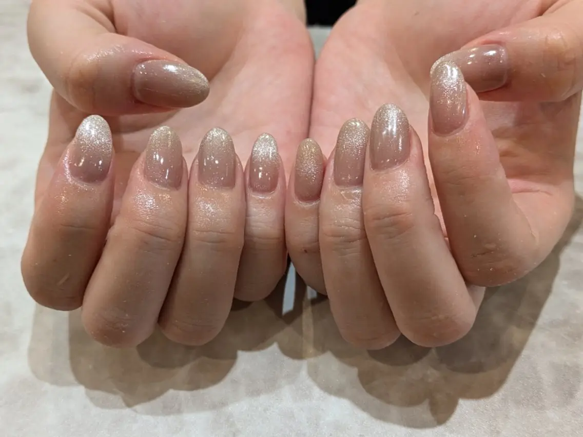 ネイル ハンドネイル Risa. h❤︎︎ ˊ˗のネイルデザイン
