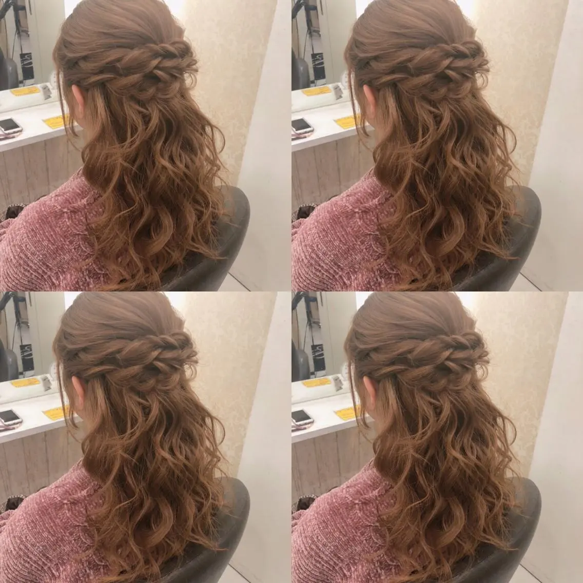 ロング ヘアアレンジ ハーフアップ ヘアセット 🌷MAYU 🌷のヘアスタイル