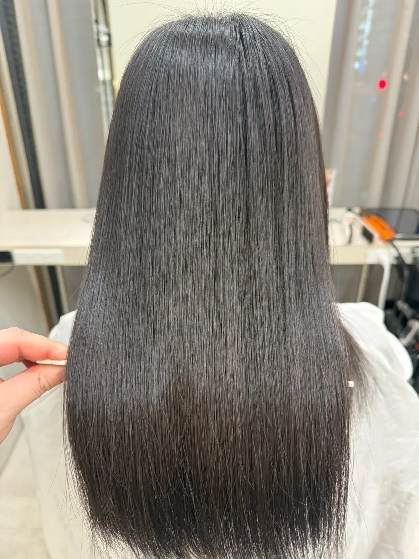 パーマ カット 縮毛矯正 トリートメント ヘッドスパ haru 髪質改善サロンのヘアスタイル