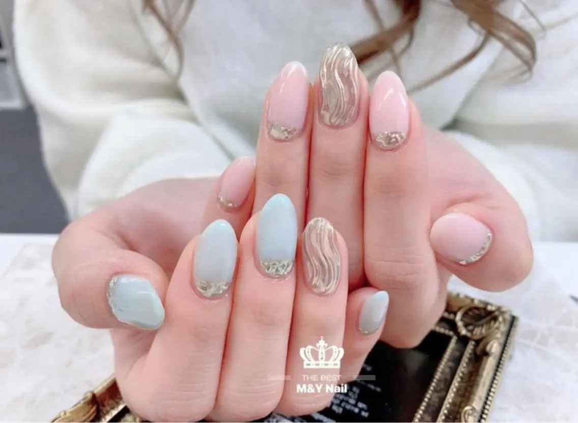 カラー ネイル ハンドネイル M&Y NailSalonのネイルデザイン