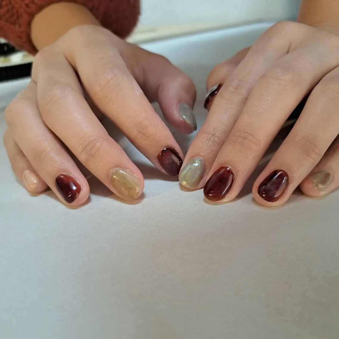 ネイル アートネイル ニュアンスネイル ハンドネイル Nail mood デザイン持ち込みokのネイルデザイン