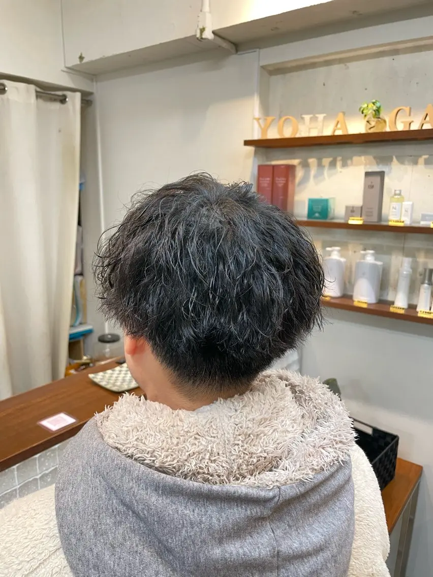 カット+特殊パーマの写真