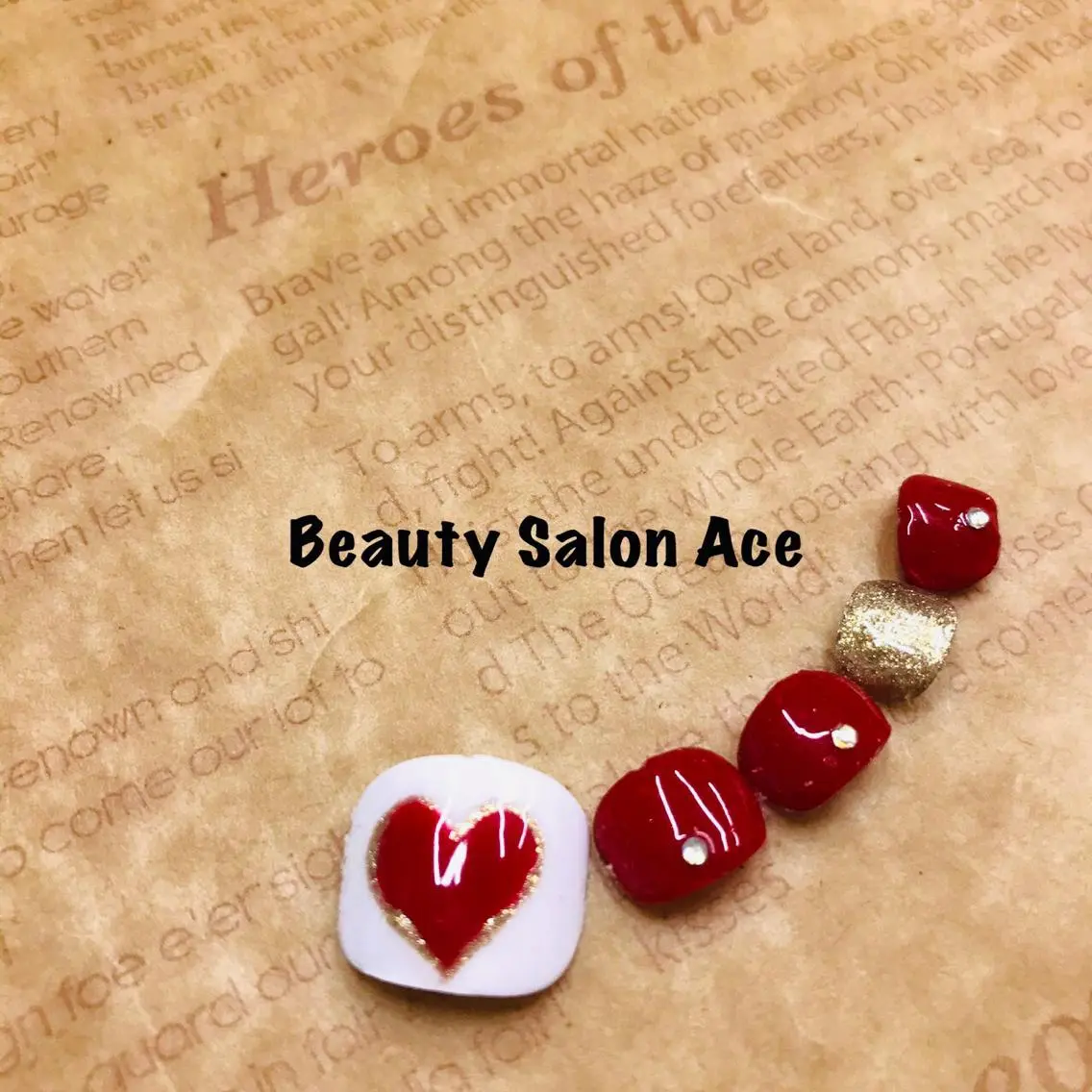ネイル クリアネイル フットネイル 夏ネイル 池袋フィルイン Ace♡Nailのネイルデザイン