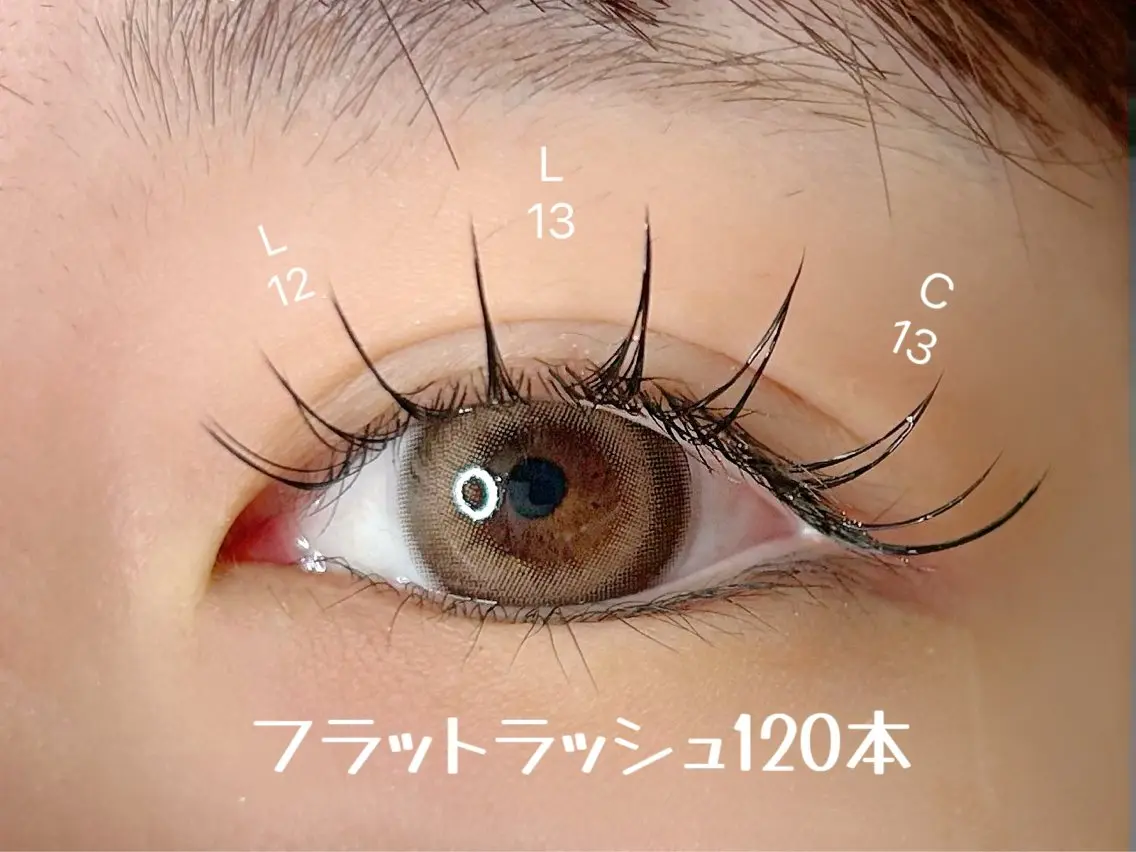 マツエク・マツパ フラットラッシュ マツエク elua eyelashの眉毛・アイブロウイメージ