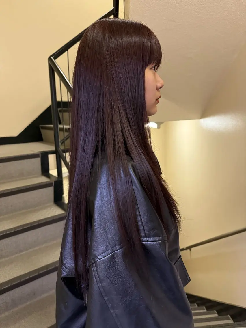 カラー ヘアカラー 寺崎 由衣のヘアスタイル